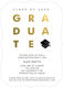 Gold Foil Graduate Invitations Image 5 of 5